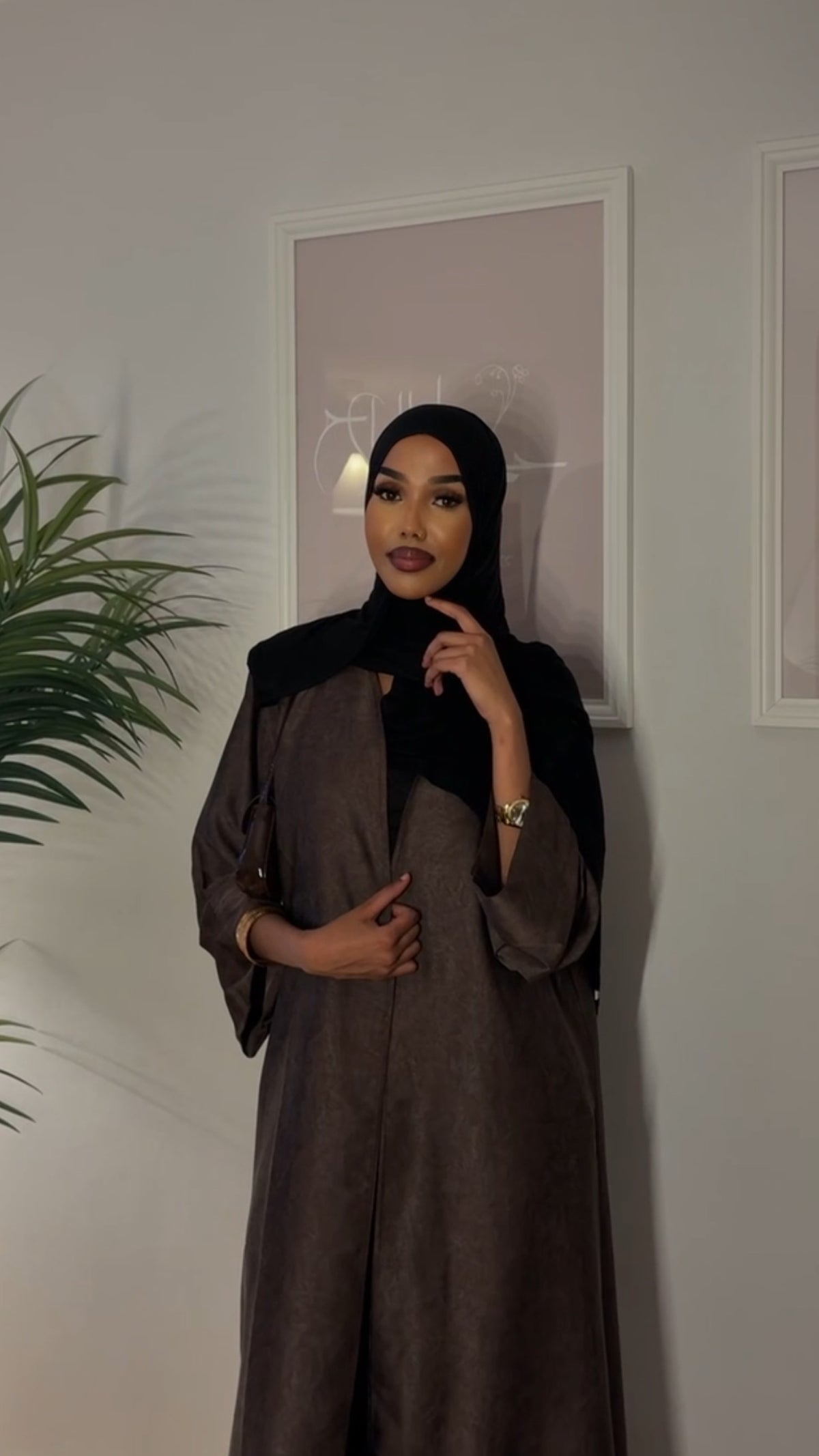 Sundus Mocha Abaya