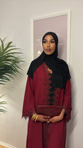 Anisa Floral Lace Abaya
