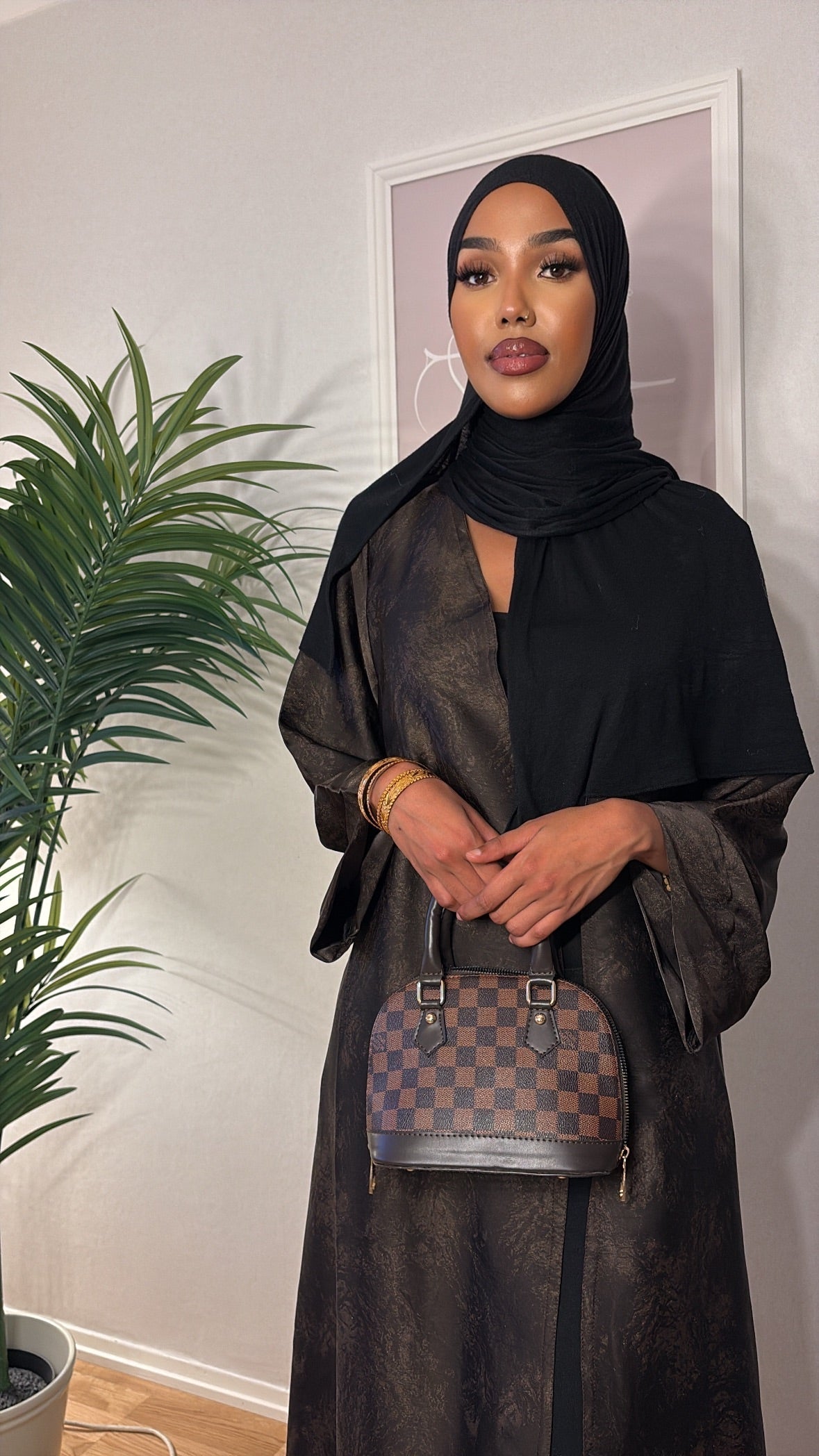 Sundus Jacquard Abaya